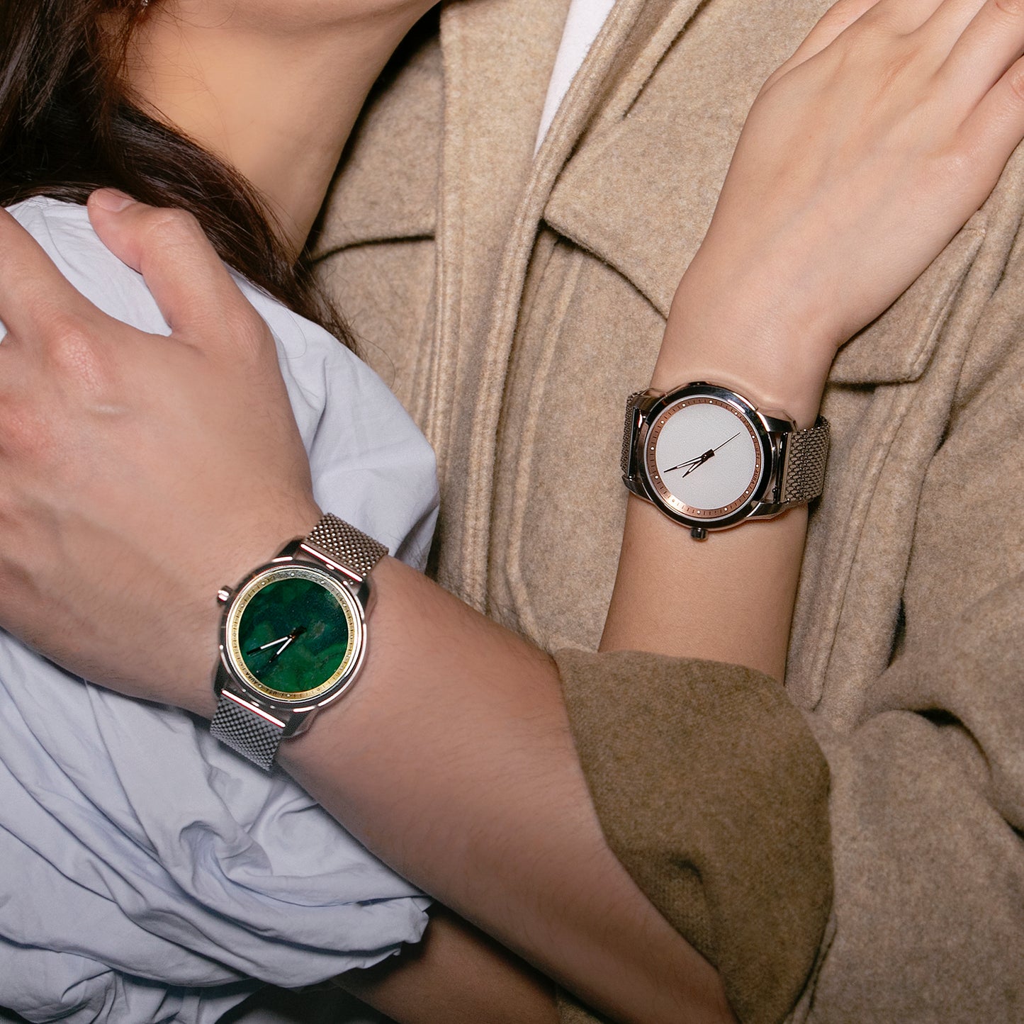 WHITE JADE ROSE GOLD - Urban Time Imagination