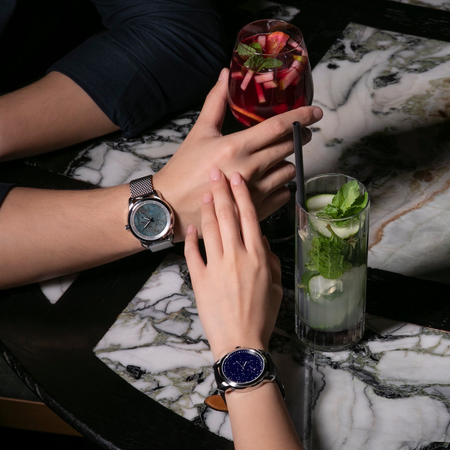 BLUEGOLD CARBON BLACK - Urban Time Imagination