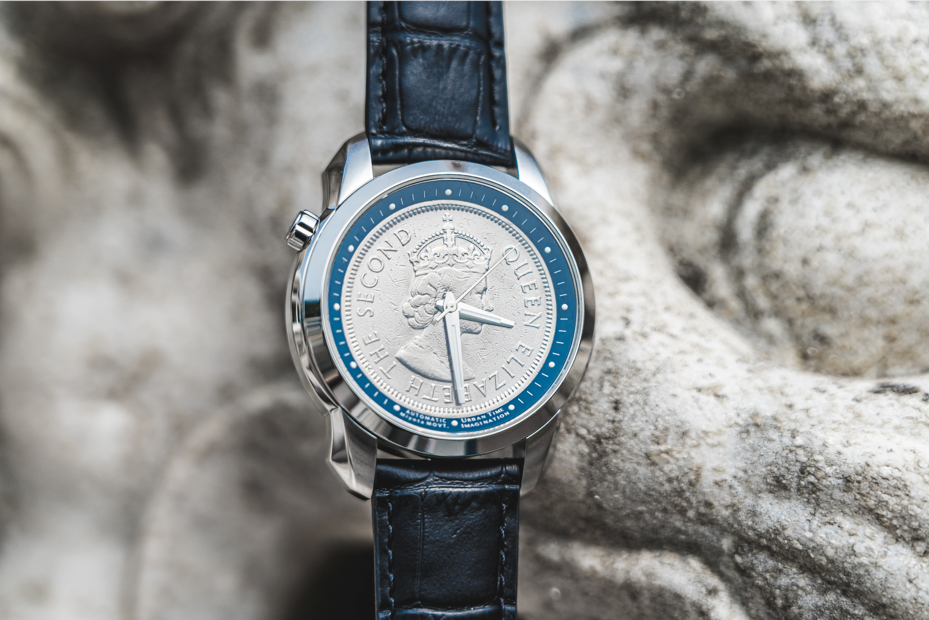1970 QE2 ROYAL BLUE GOLDEN JUBILEE - Urban Time Imagination