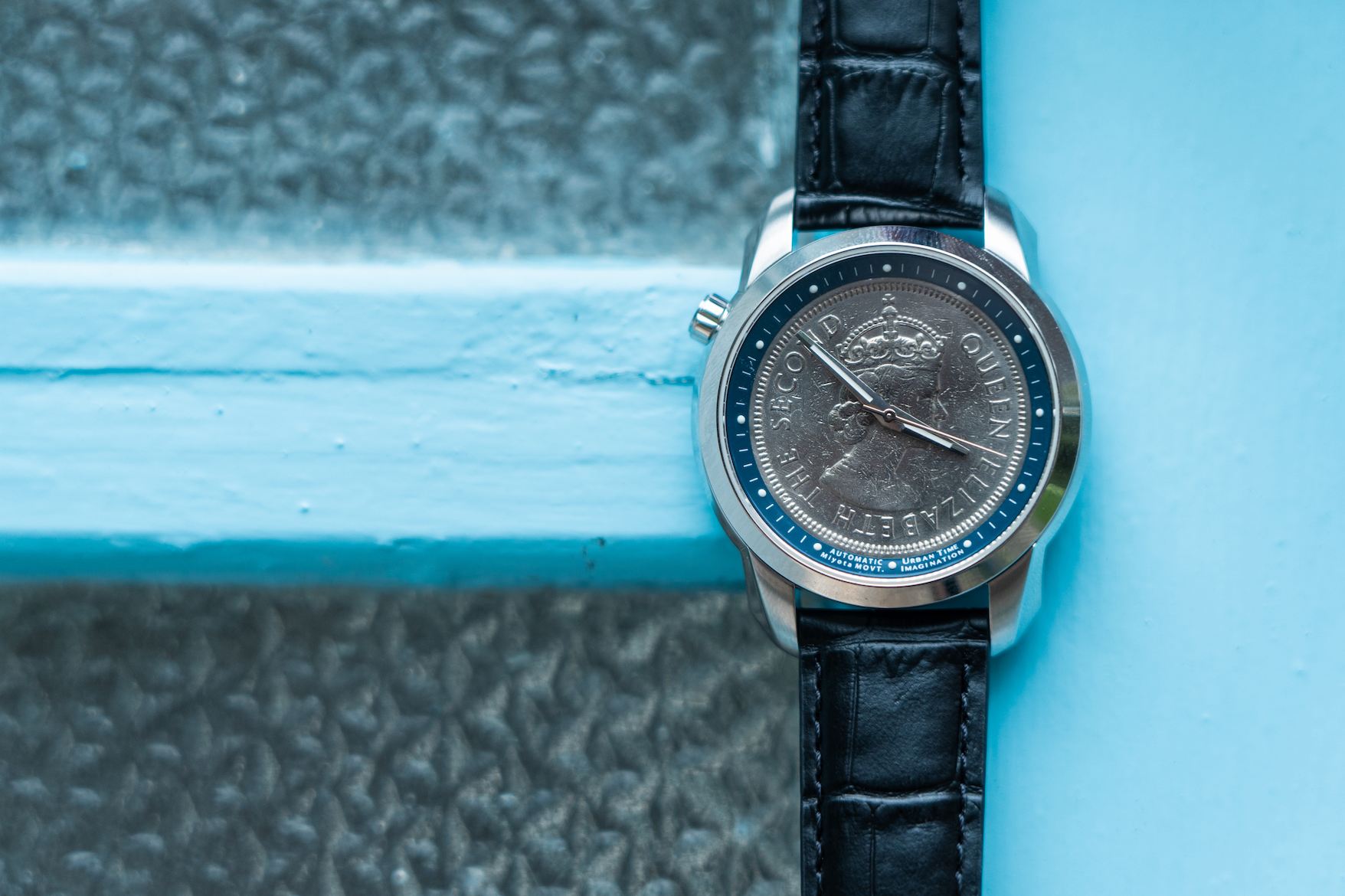 1970 QE2 ROYAL BLUE GOLDEN JUBILEE - Urban Time Imagination