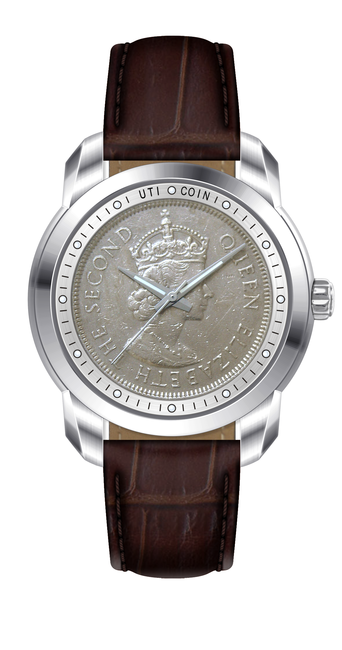 THE COIN ORIGIN SILVER WHITE - Urban Time Imagination