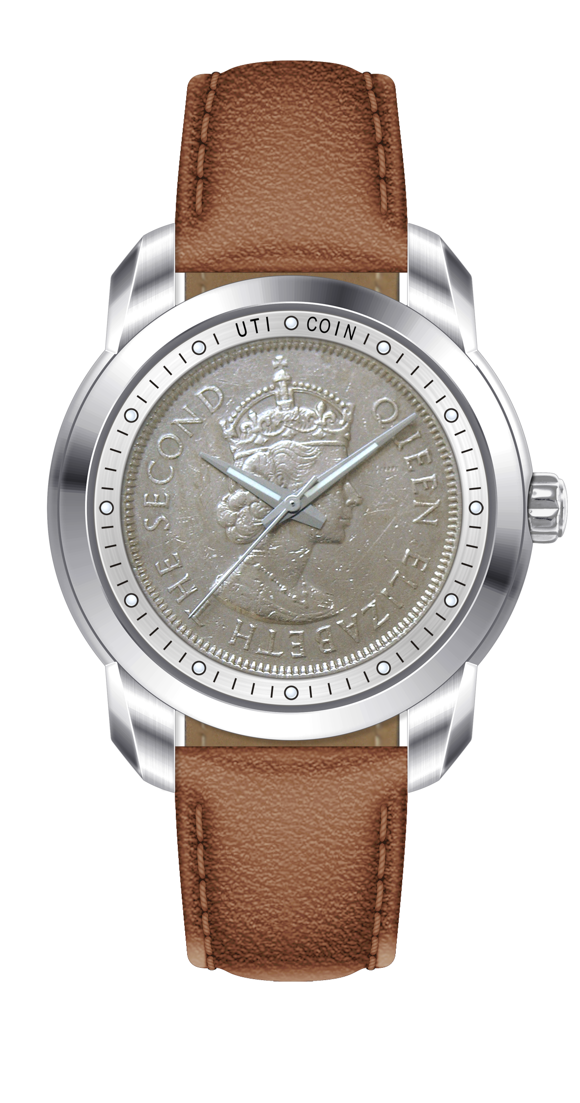 THE COIN ORIGIN SILVER WHITE - Urban Time Imagination