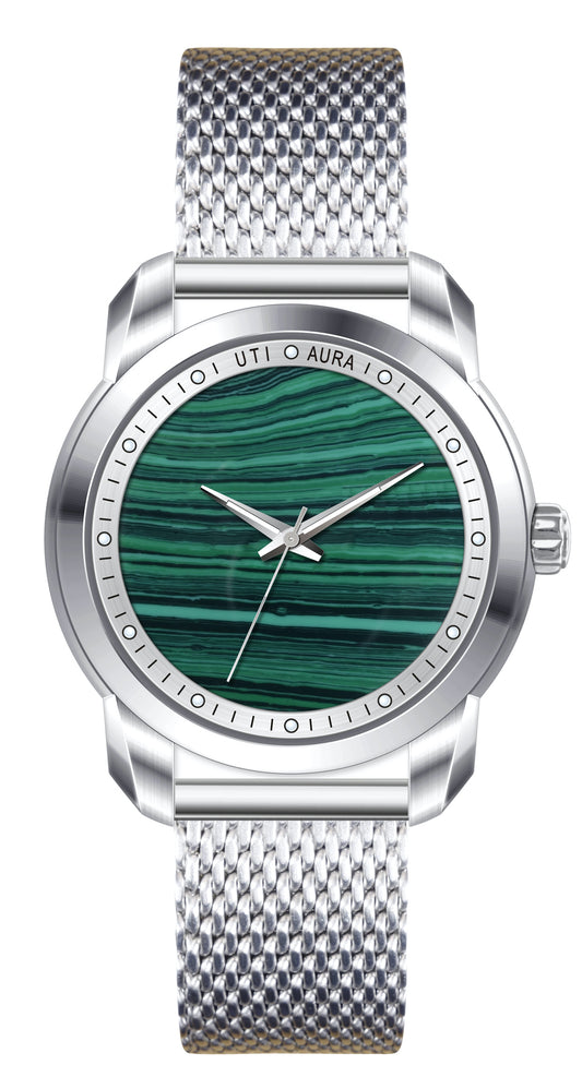 MALACHITE SILVER WHITE - Urban Time Imagination