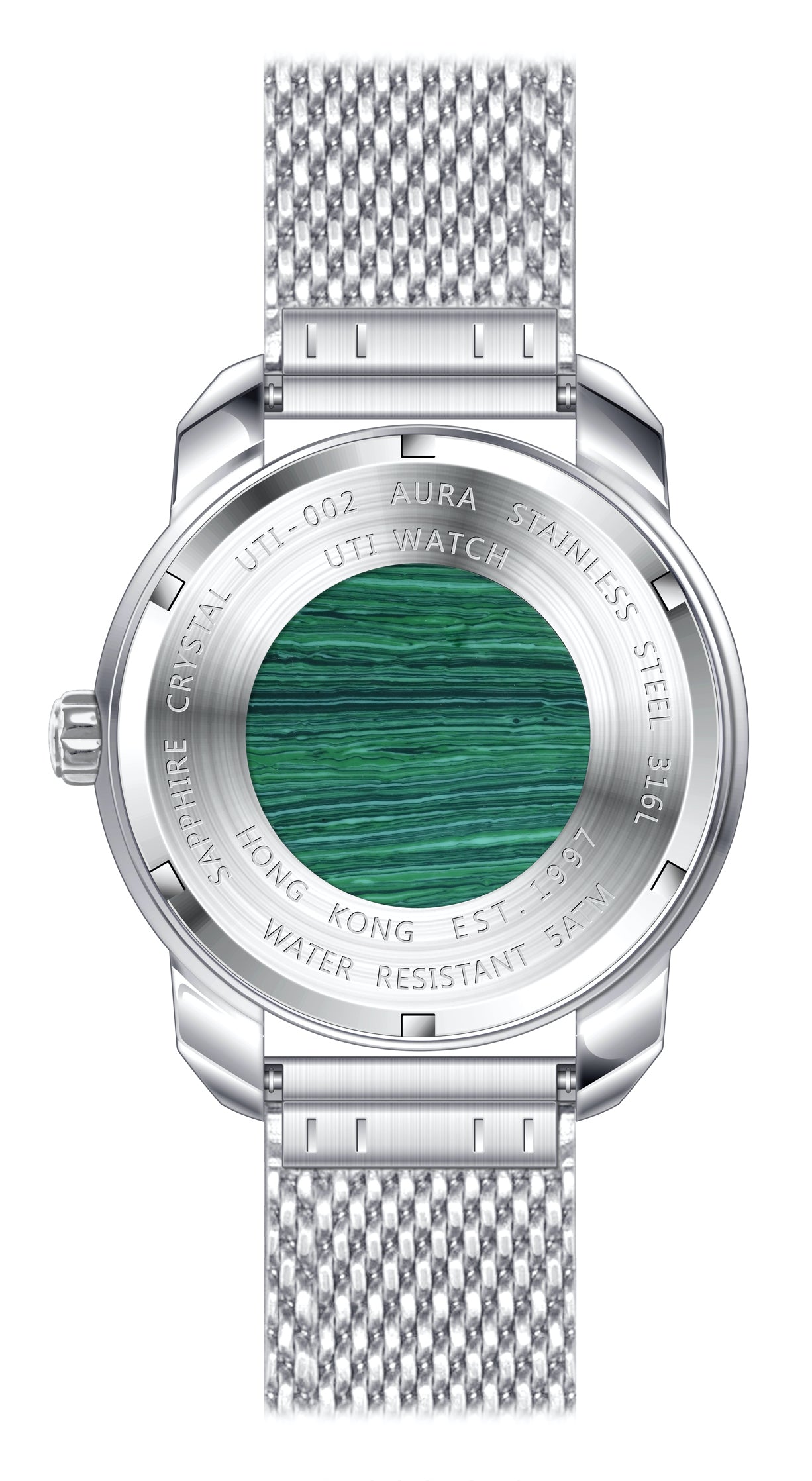 MALACHITE SILVER WHITE - Urban Time Imagination