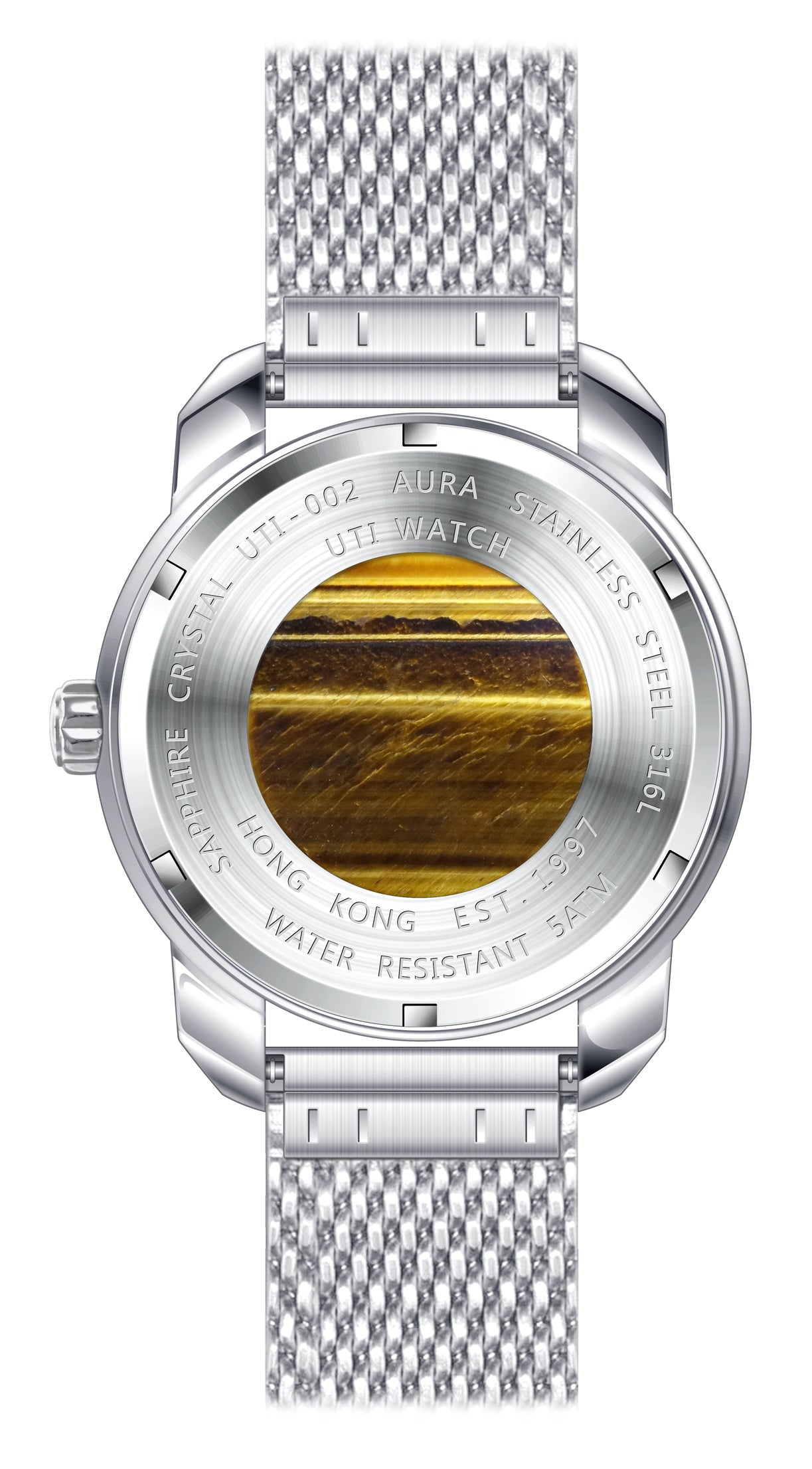 TIGER EYE SILVER WHITE - Urban Time Imagination