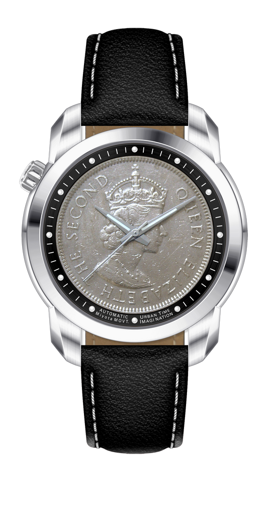 THE COIN AUTOMATICS CARBON BLACK - Urban Time Imagination
