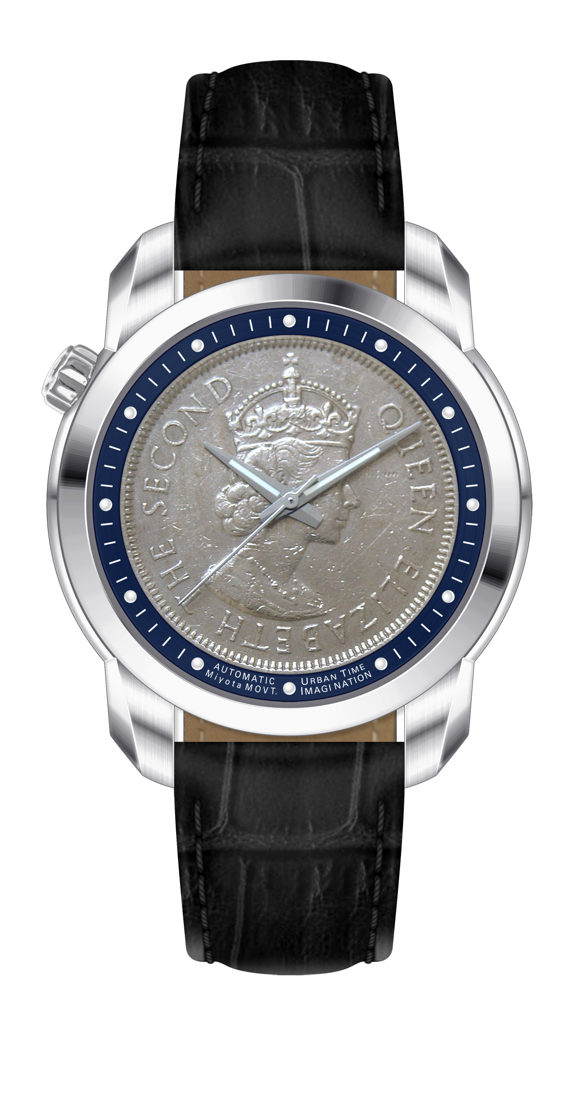 THE COIN AUTOMATICS ROYAL BLUE - Urban Time Imagination