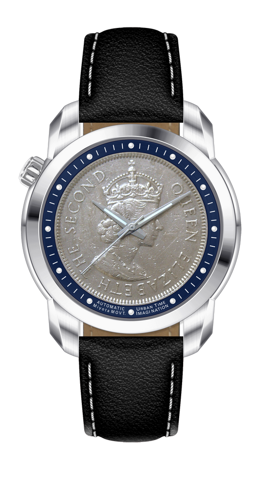 THE COIN AUTOMATICS ROYAL BLUE - Urban Time Imagination