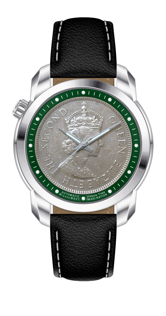 THE COIN AUTOMATICS RACING GREEN - Urban Time Imagination