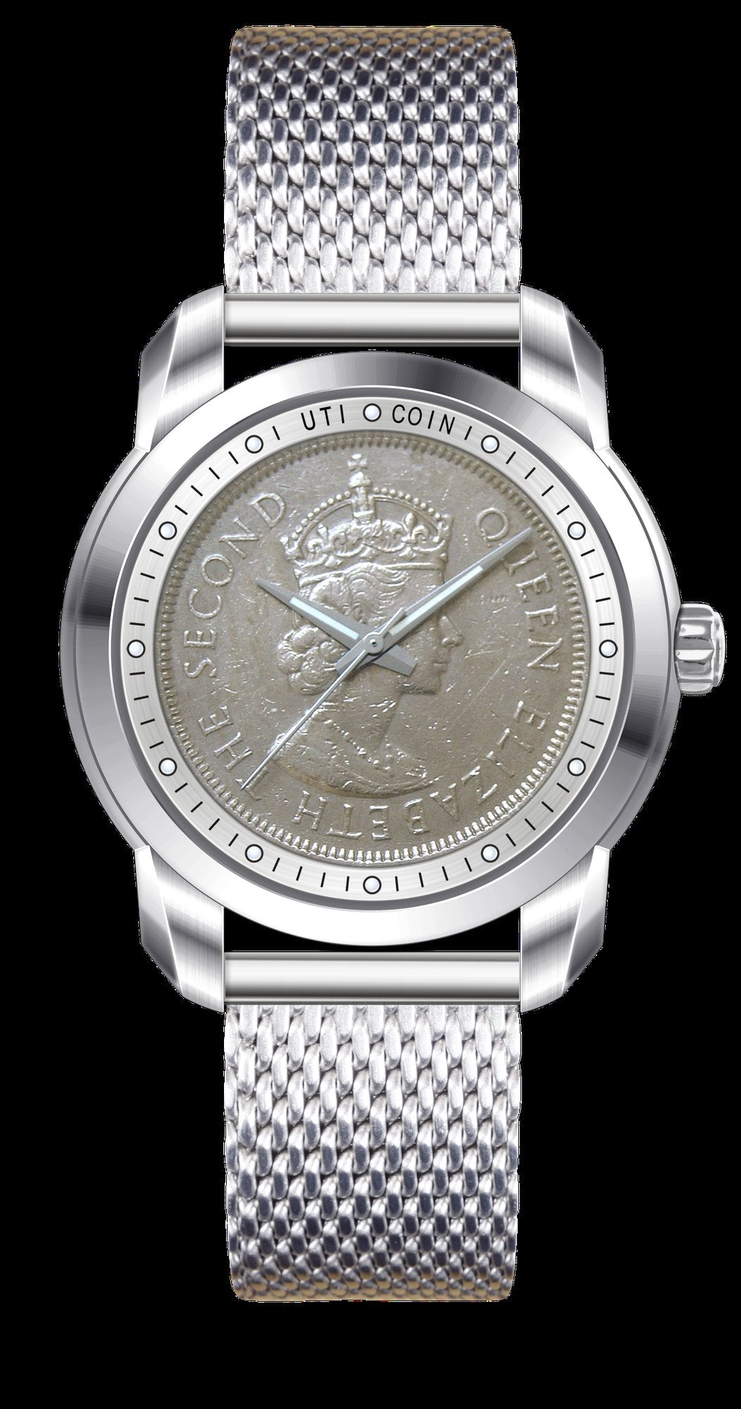 THE COIN ORIGIN SILVER WHITE - Urban Time Imagination