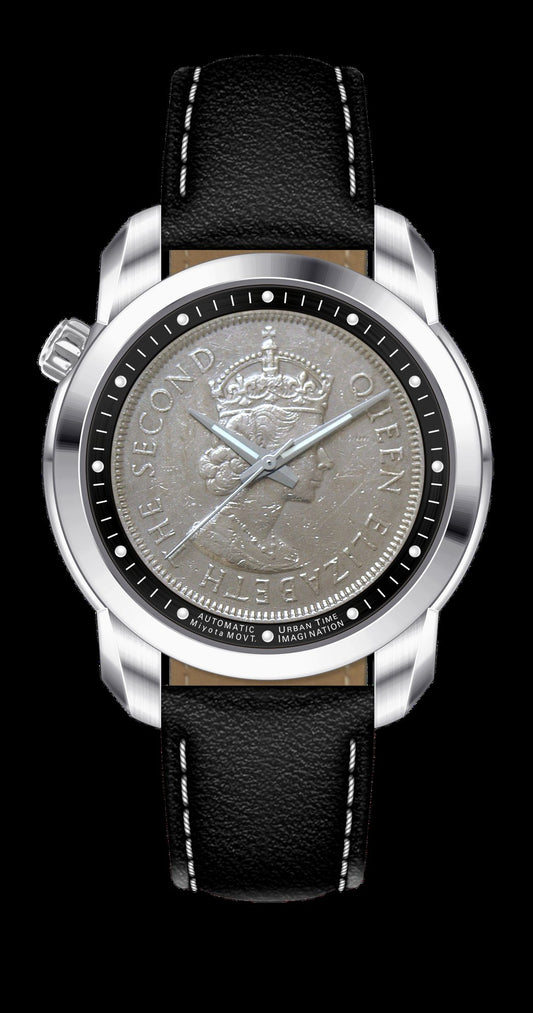 THE COIN AUTOMATICS CARBON BLACK - Urban Time Imagination