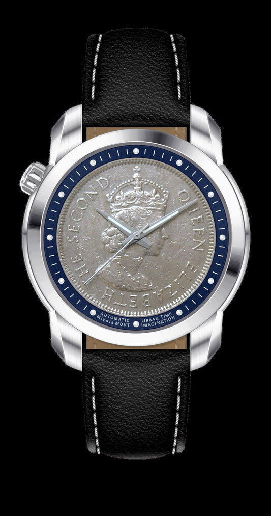 THE COIN AUTOMATICS ROYAL BLUE - Urban Time Imagination