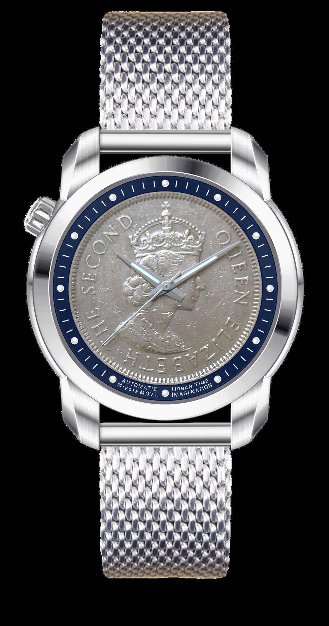 THE COIN AUTOMATICS ROYAL BLUE - Urban Time Imagination