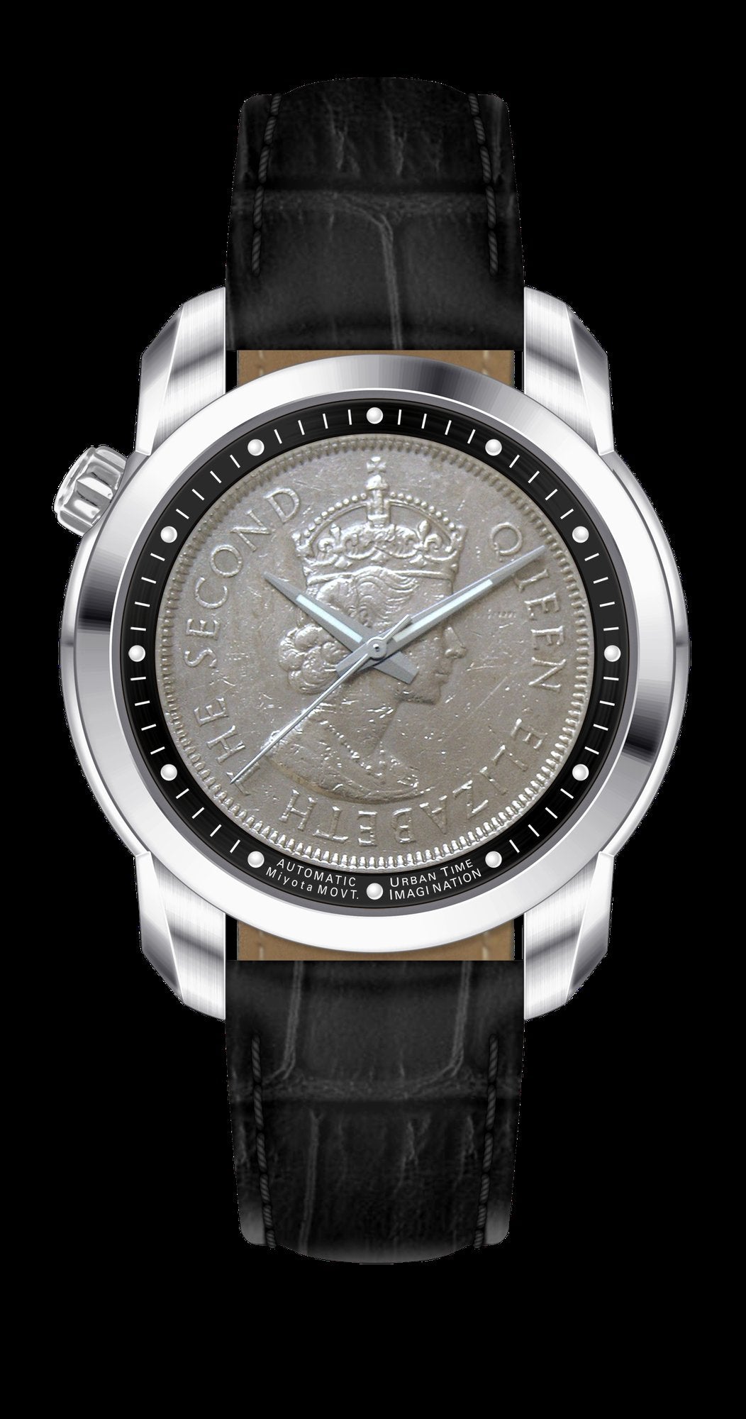 THE COIN AUTOMATICS CARBON BLACK - Urban Time Imagination