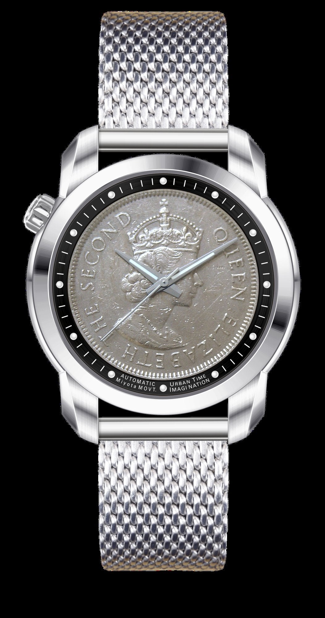 THE COIN AUTOMATICS CARBON BLACK - Urban Time Imagination