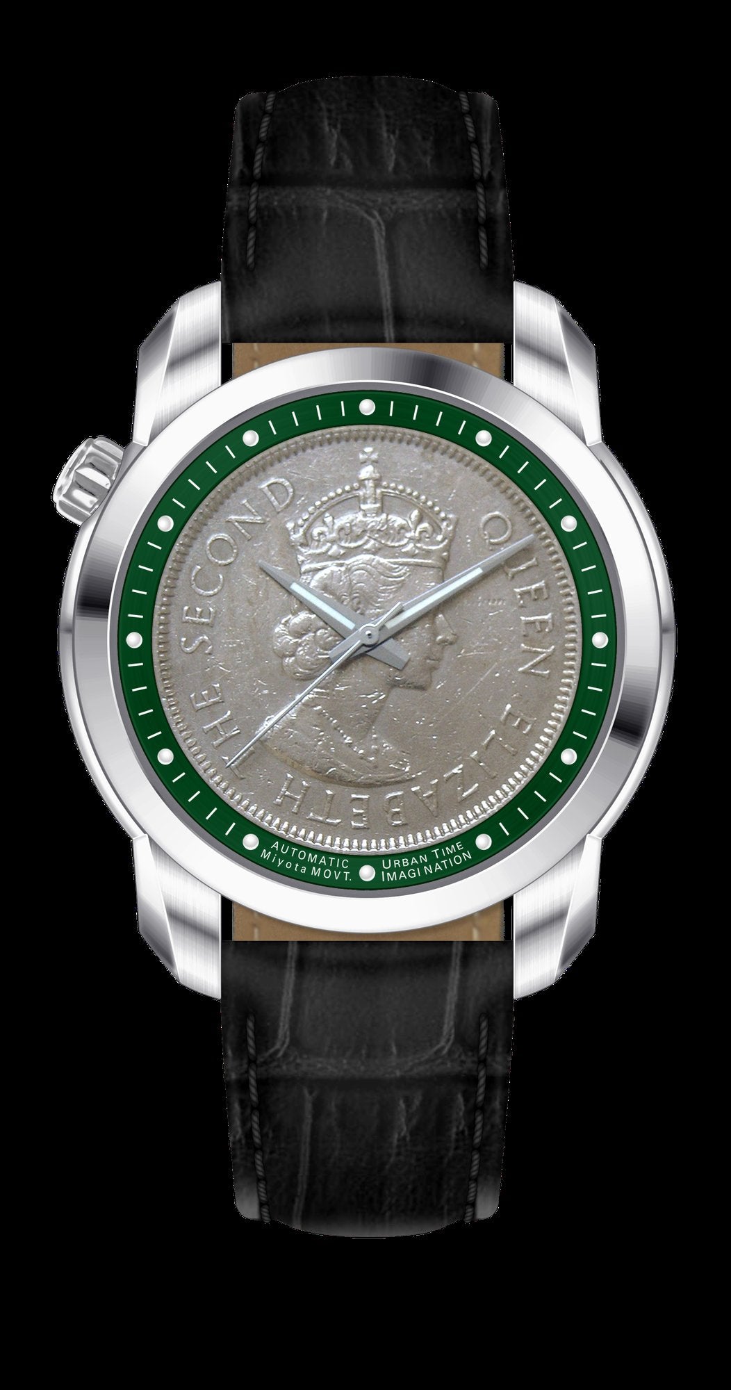 THE COIN AUTOMATICS RACING GREEN - Urban Time Imagination