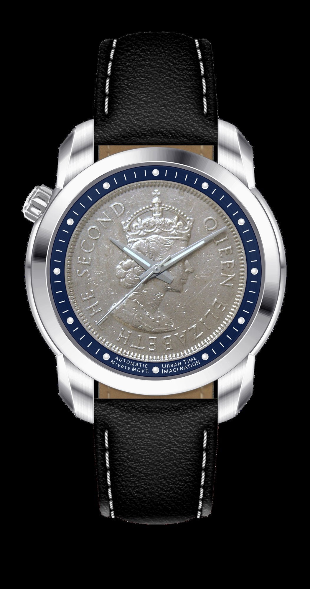 THE COIN AUTOMATICS ROYAL BLUE - Urban Time Imagination