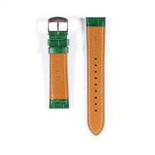 Load image into Gallery viewer, 20mm Crocodile Pattern Genuine Leather Green - Urban Time Imagination
