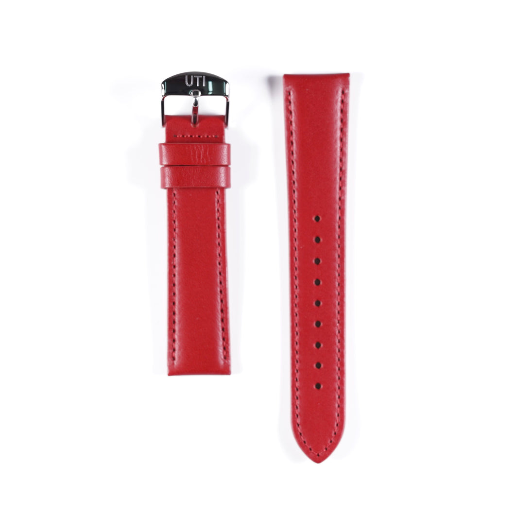 20mm Genuine Leather Red - Urban Time Imagination